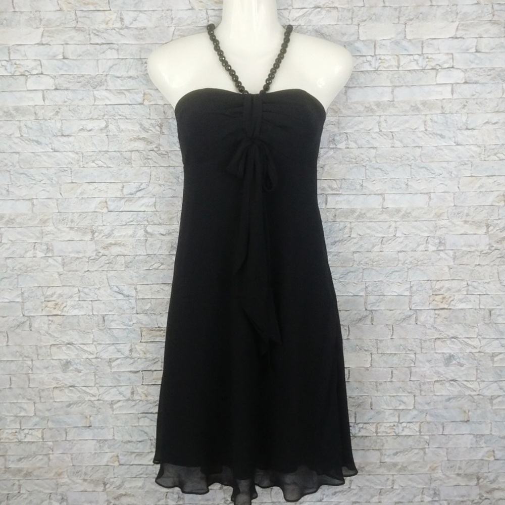 ❤️ Black Beaded Dress from White House BlackMarket